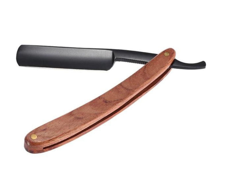 Matte Black Straight Razor